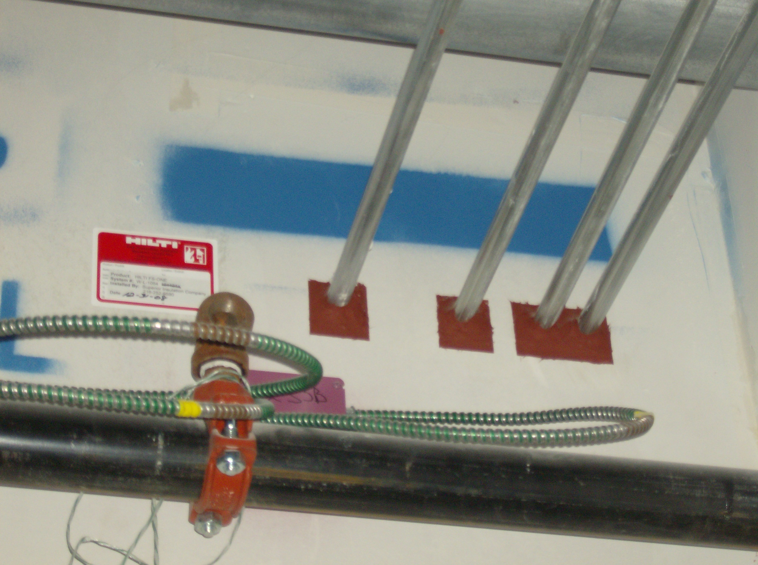 Firestopping of Multiple Pipes
